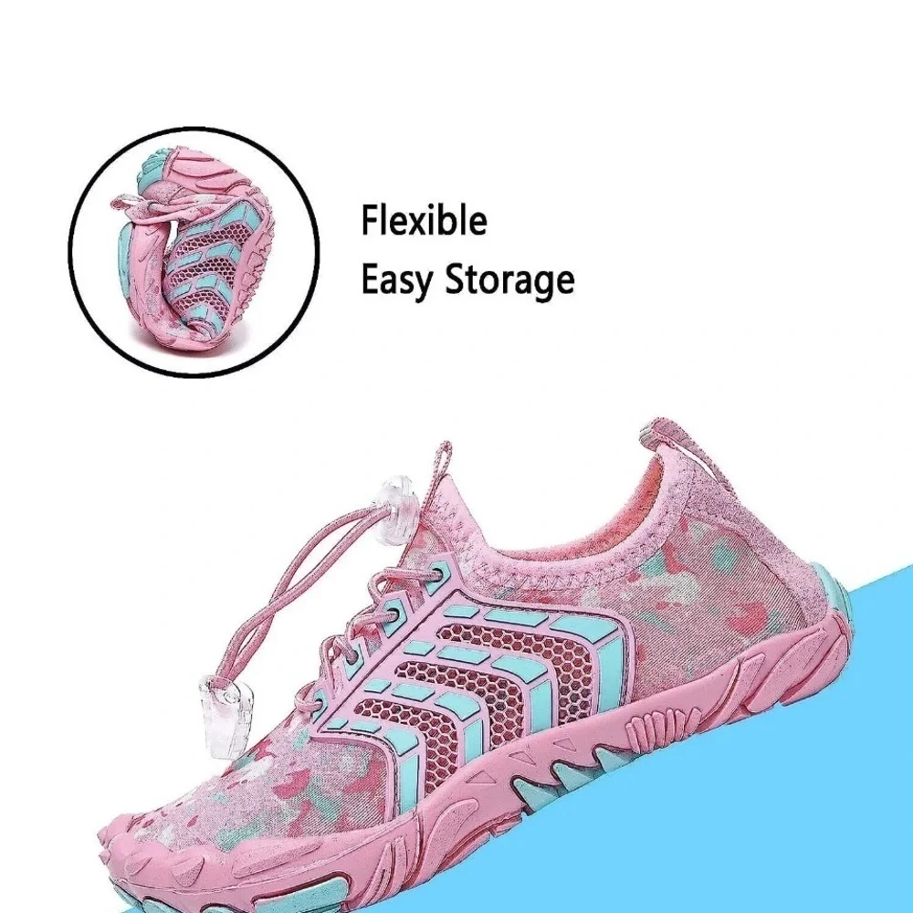 Kids Aqua Water Shoes - Pink and Blue